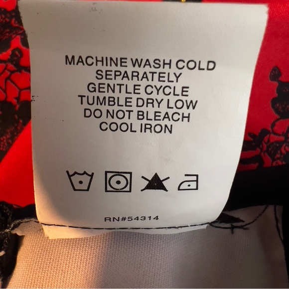 B. Darlin Red & Black Floral Printed Design Sleeveless Halter Neck BodyCon Dress - Picture 7 of 7